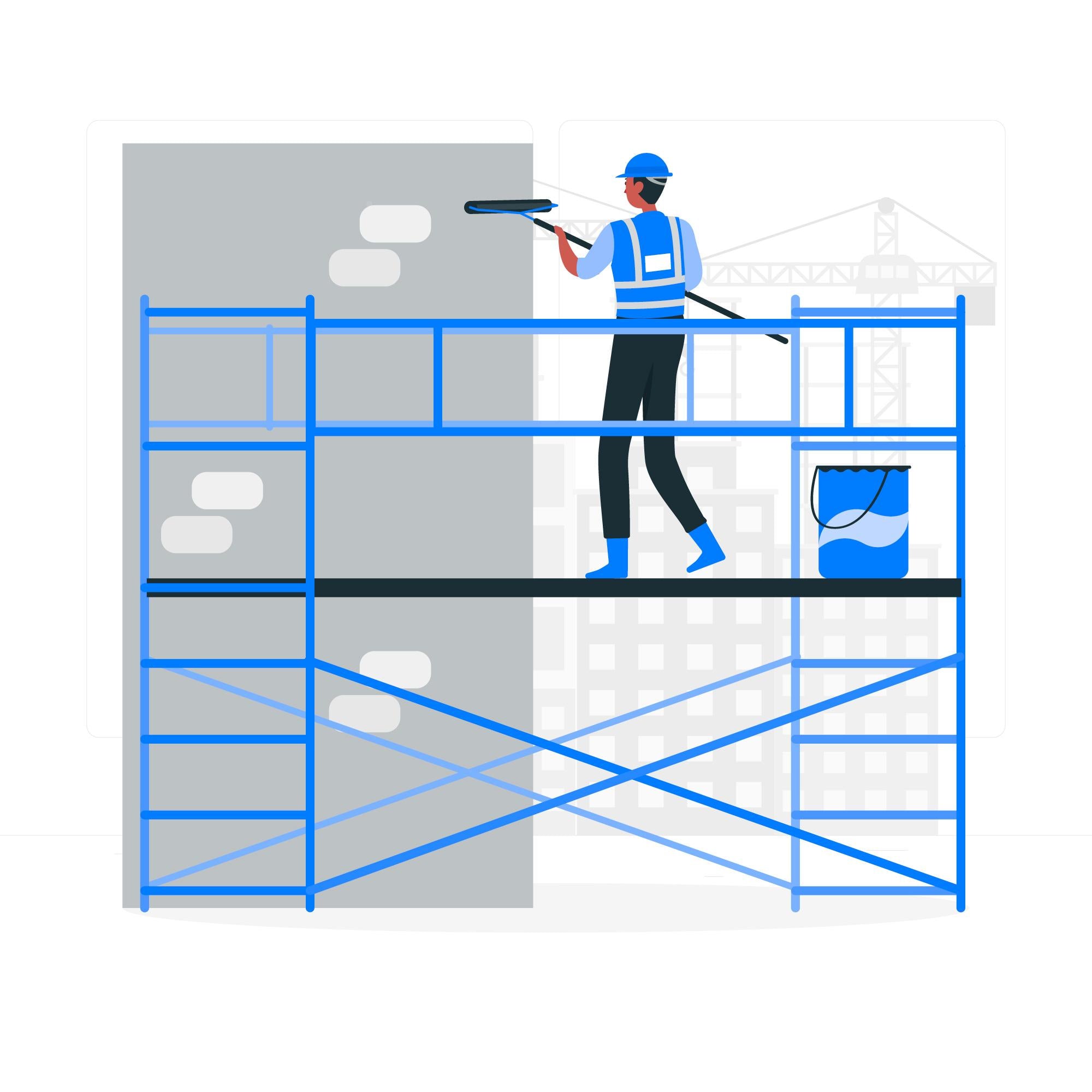 Single-Width Mobile Scaffolds