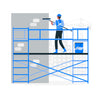 Single-Width Mobile Scaffolds