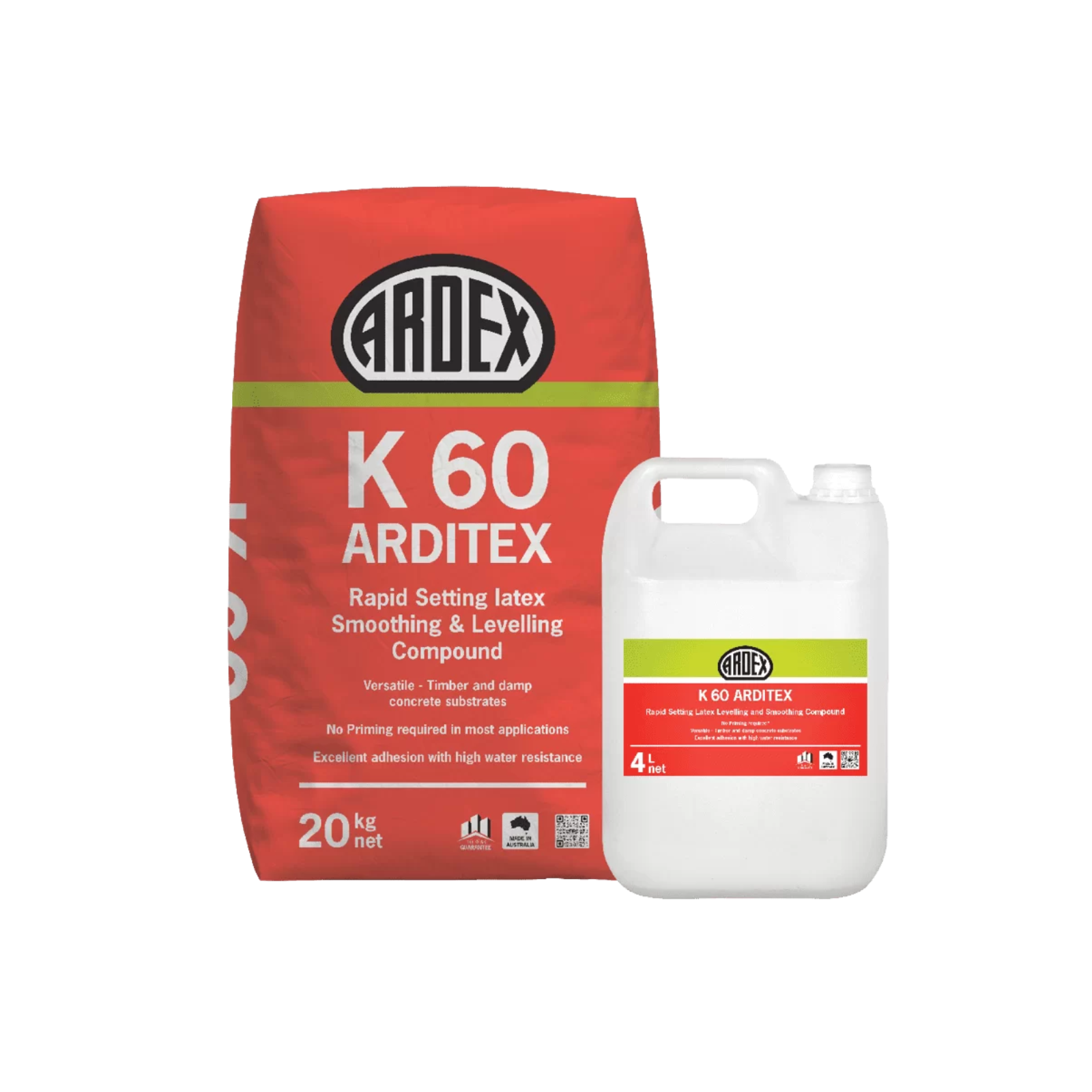 Ardex K 60 Arditex packaging on a white background