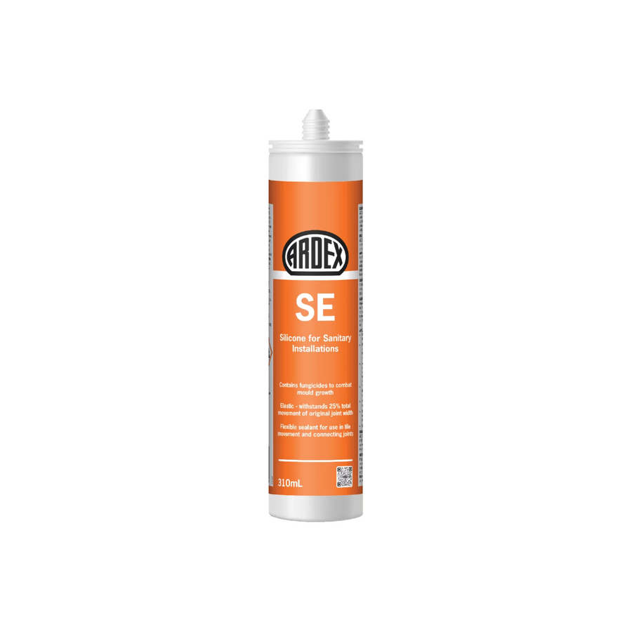 Ardex SE silicone sealant tube on a white background