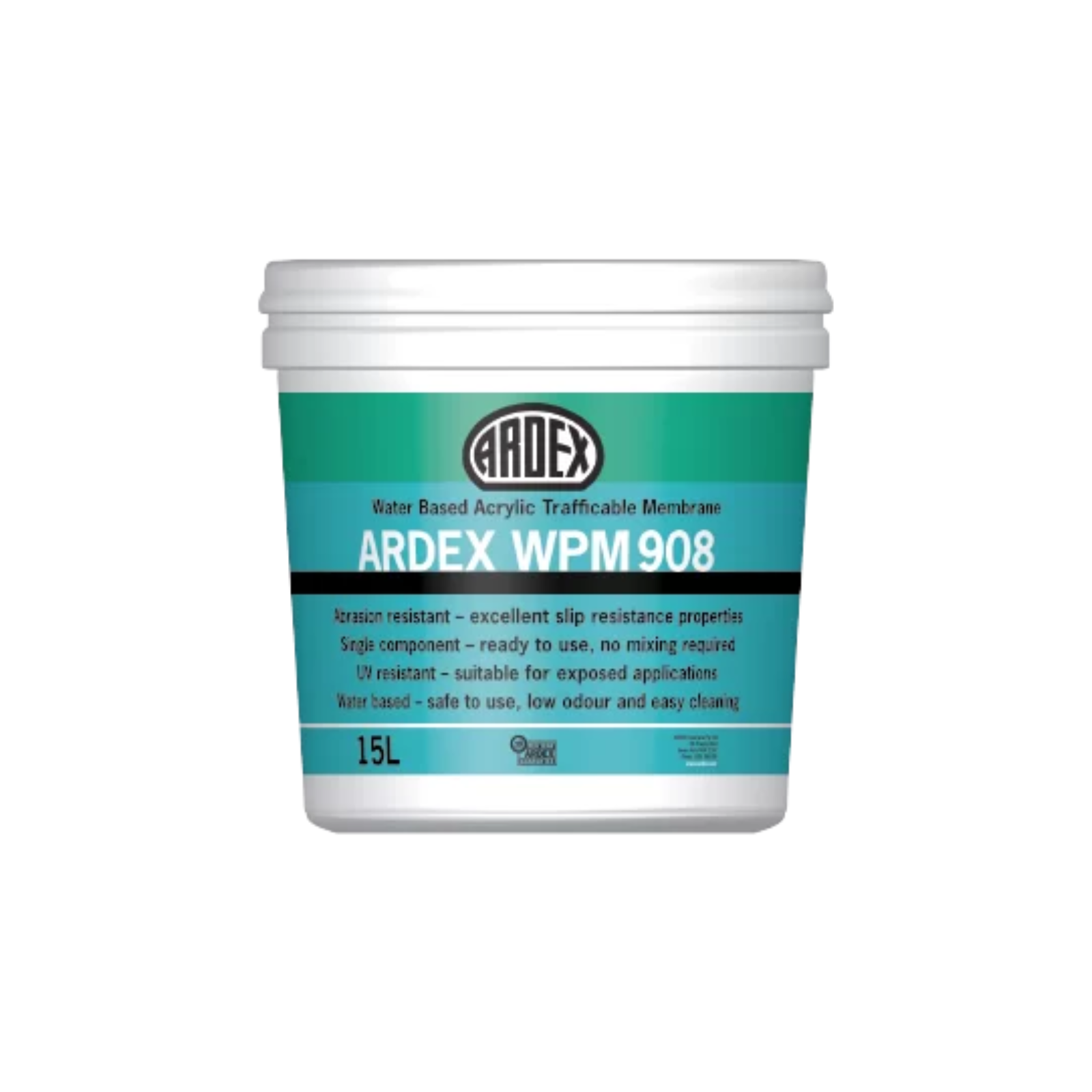 Trafficable ARDEX WPM 908 Waterproof Membrane | Trafficable 15L Grey - WPD Group
