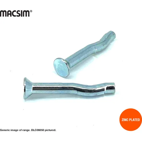 MACSIM Dogleg Anchors 6.5 x 65mm CSK (Box 100)