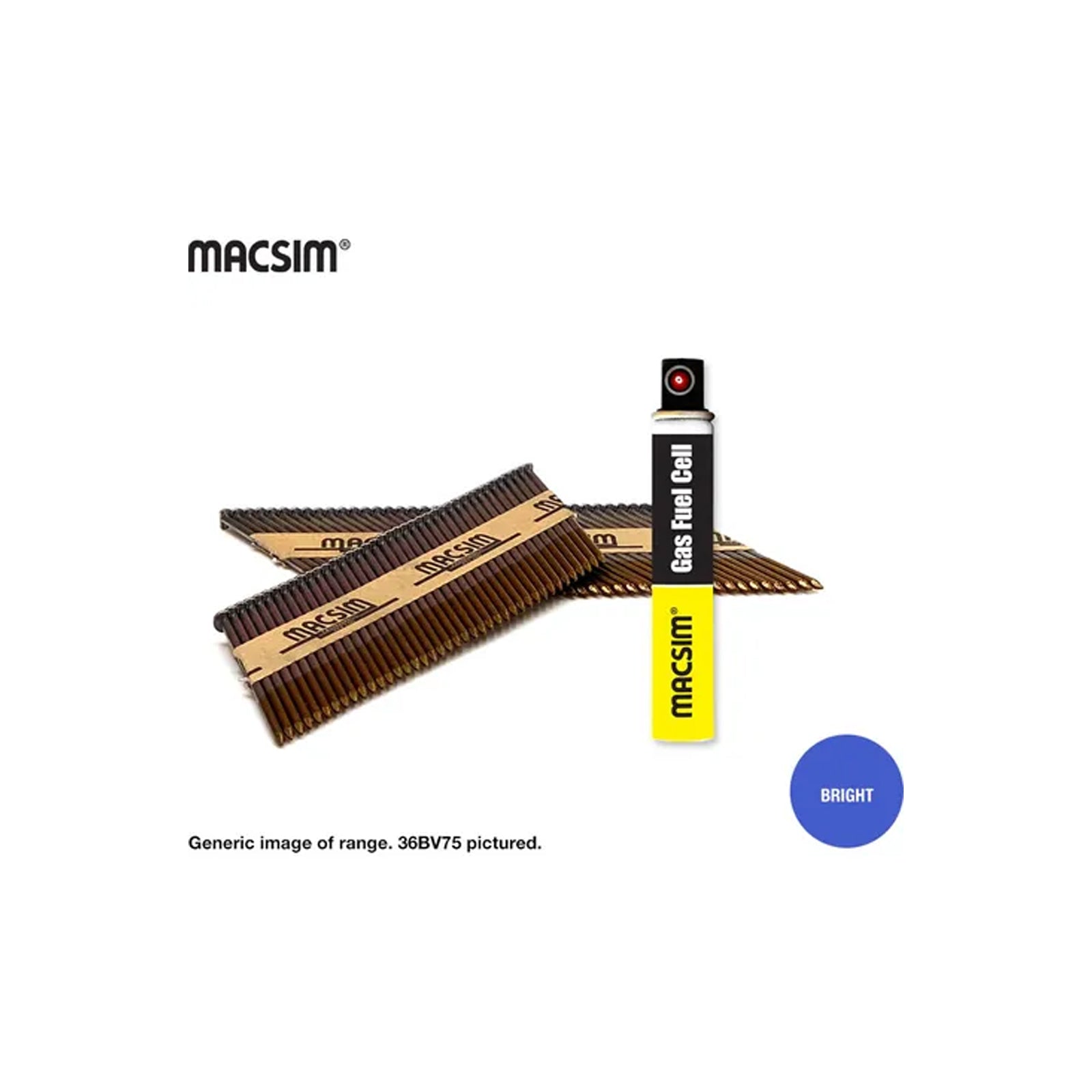 MACSIM Bright Nail & Fuel VP 75mm / Box 3000