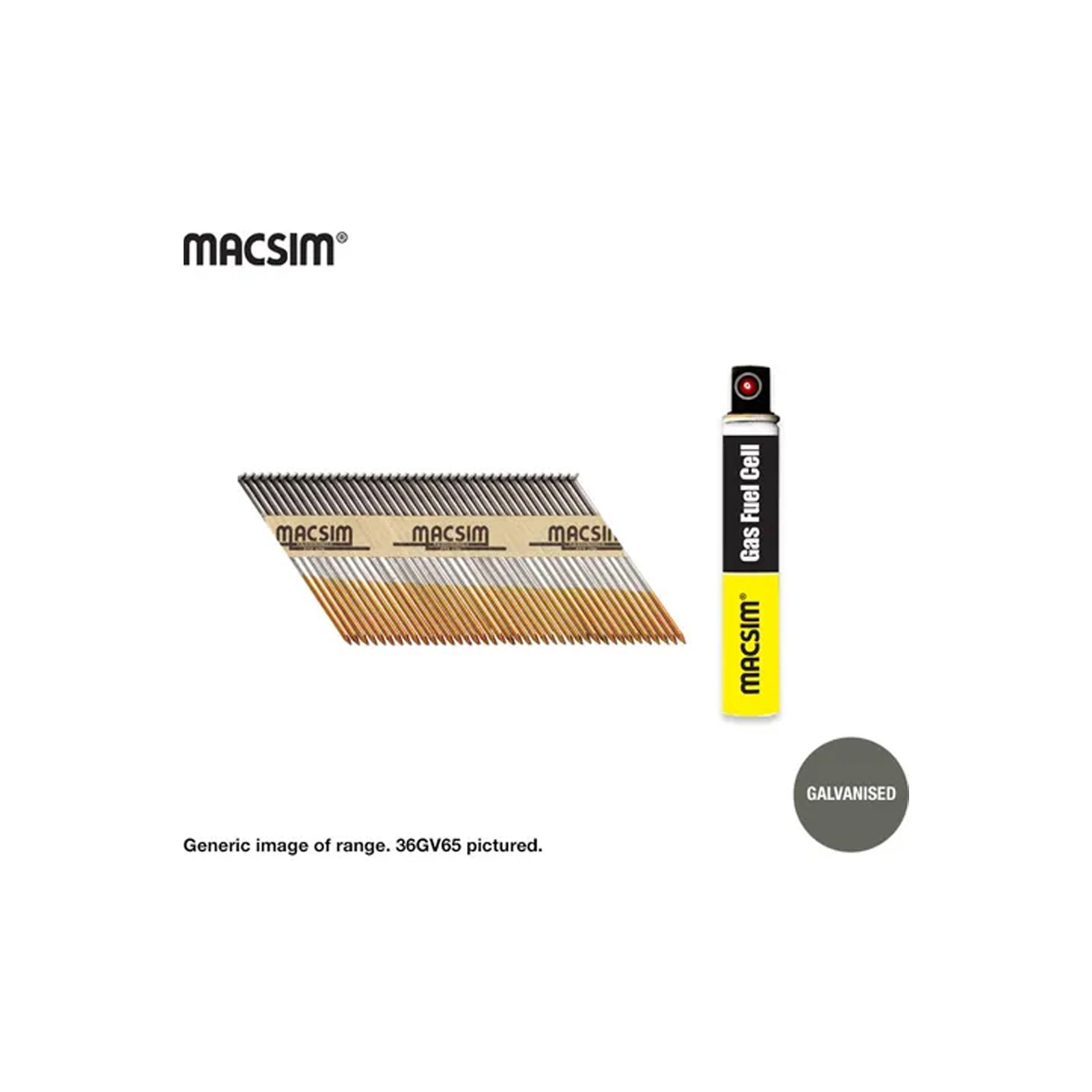 MACSIM Galv Nail & Fuel VP 75mm / Box 3000