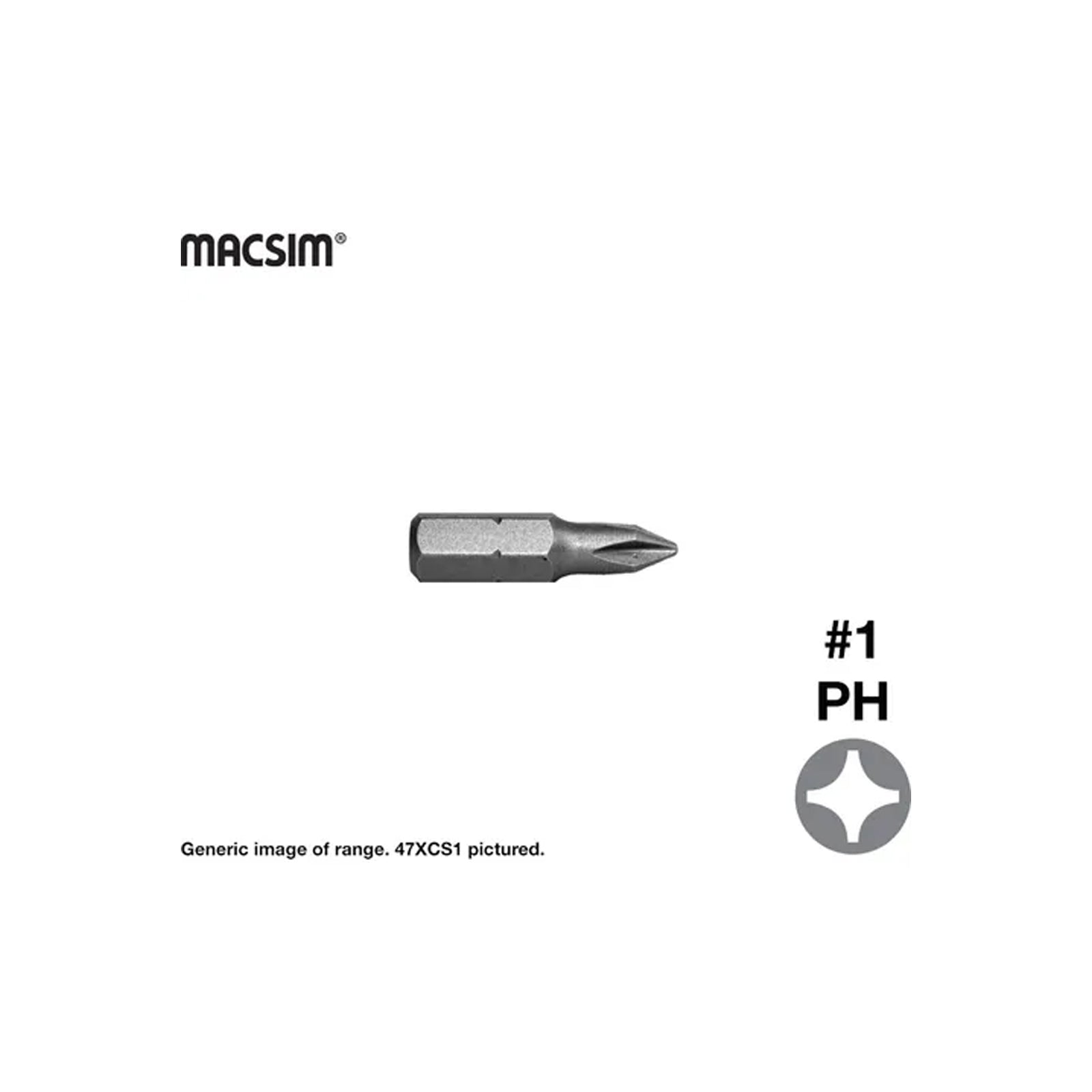 MACSIM Phillips Bit: No. 1