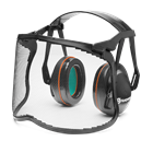 HUSQVARNA Garden Earmuffs with Mesh Visor