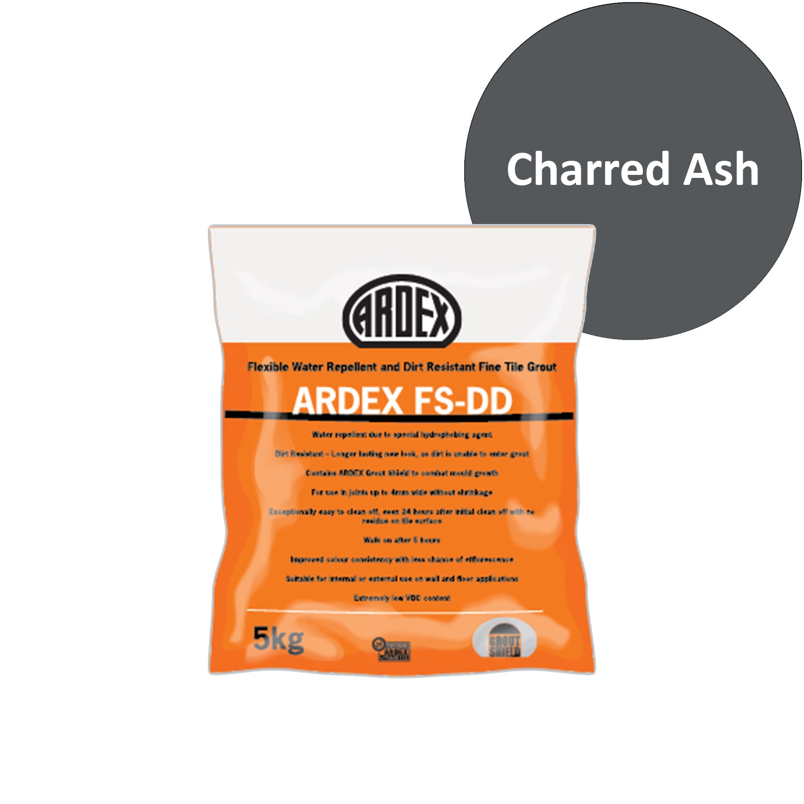 ARDEX FS-DD Color Charred Ash
