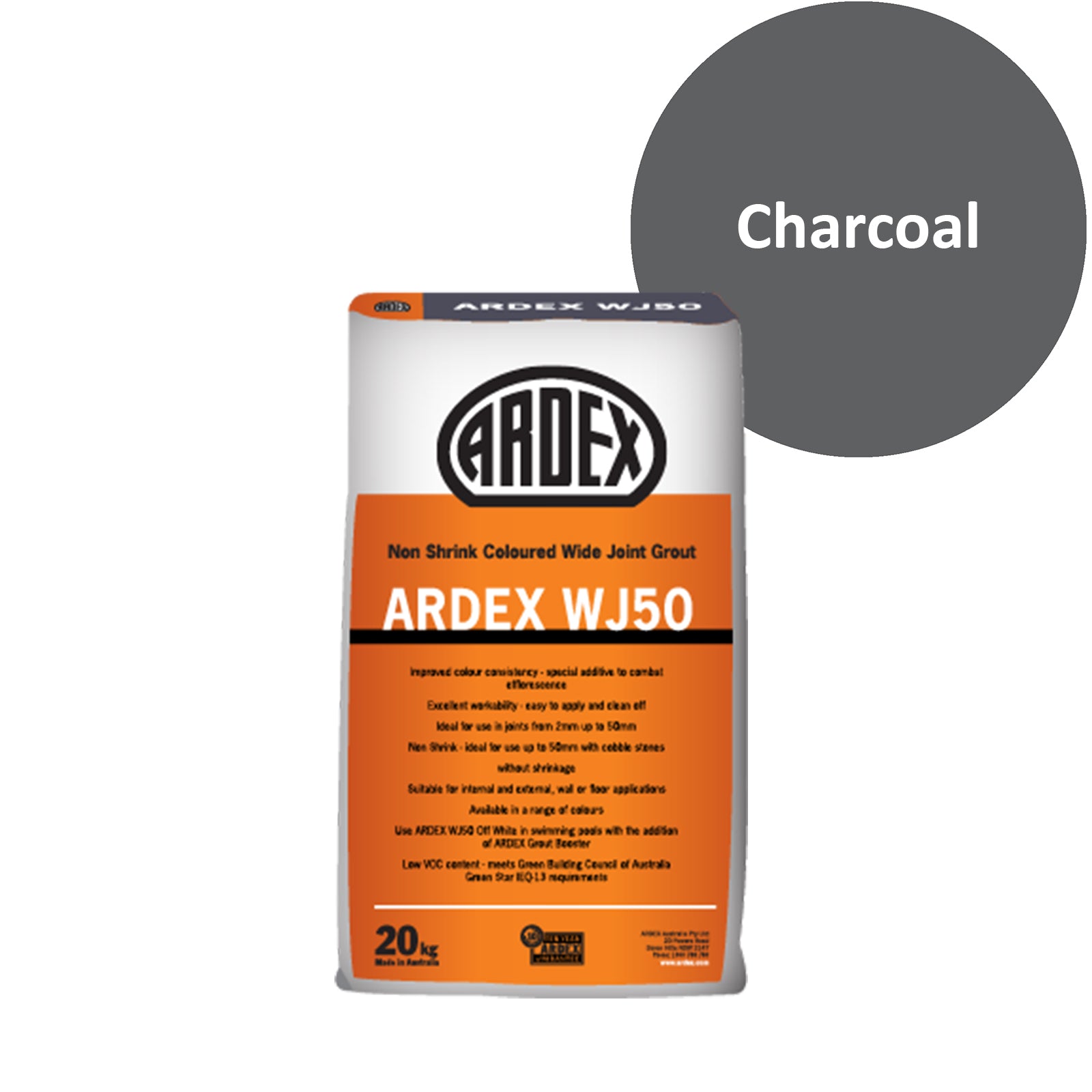 ARDEX WJ50 Colour Charcoal