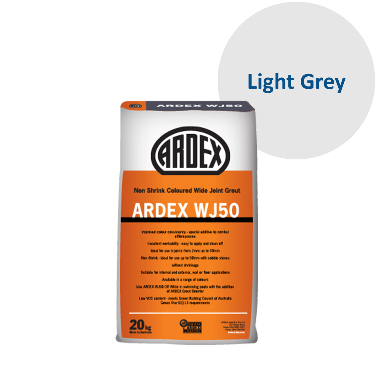 ARDEX WJ50 Colour Light Grey