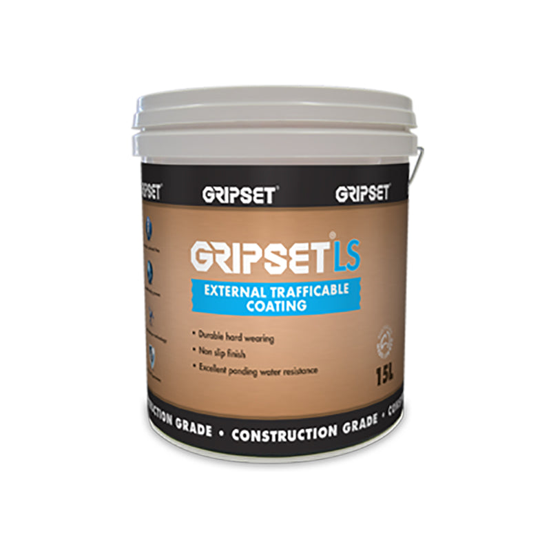 Gripset LS External Trafficable Coating 15L BucketGripset LS Roofcoat