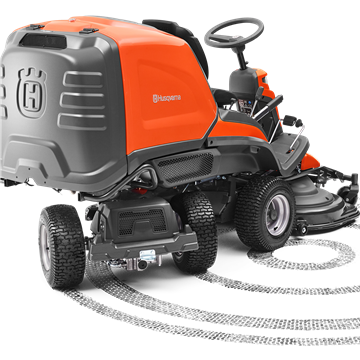 HUSQVARNA RC320TSAWD Ride On Lawn Mower - With Combi Deck 103