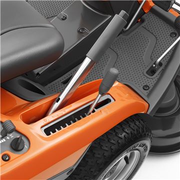 HUSQVARNA RC320TSAWD Ride On Lawn Mower - With Combi Deck 103