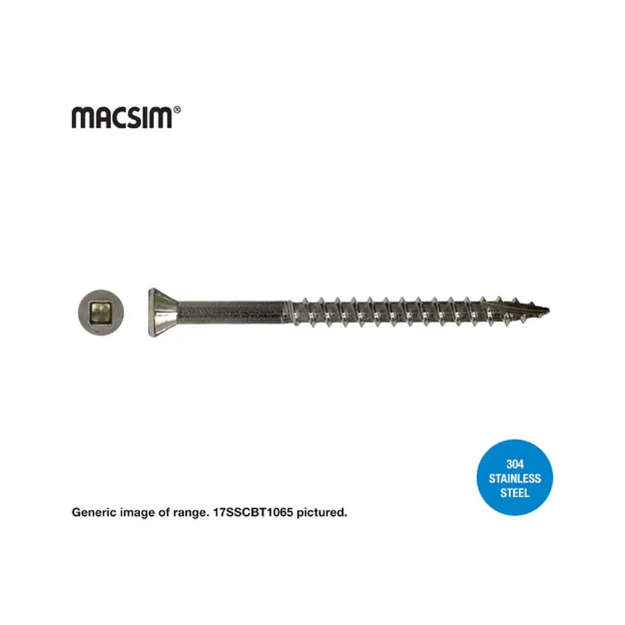 MACSIM SEH Trim SS Deck Screws 8-9g