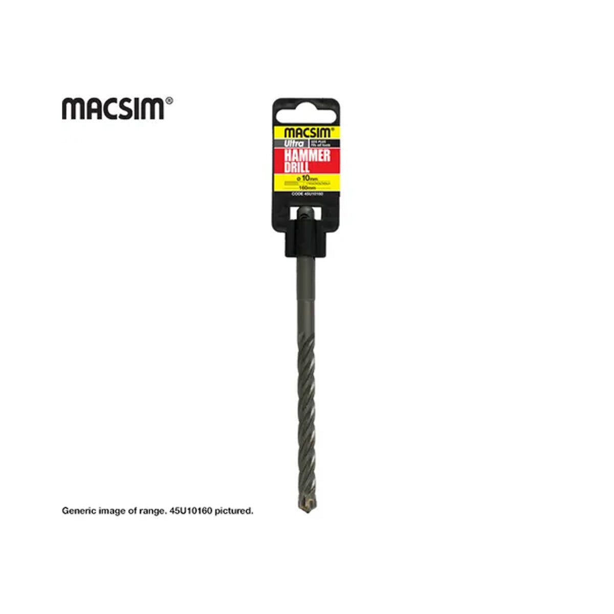 MACSIM Ultra SDS Hammer Drill Bit: 10mm