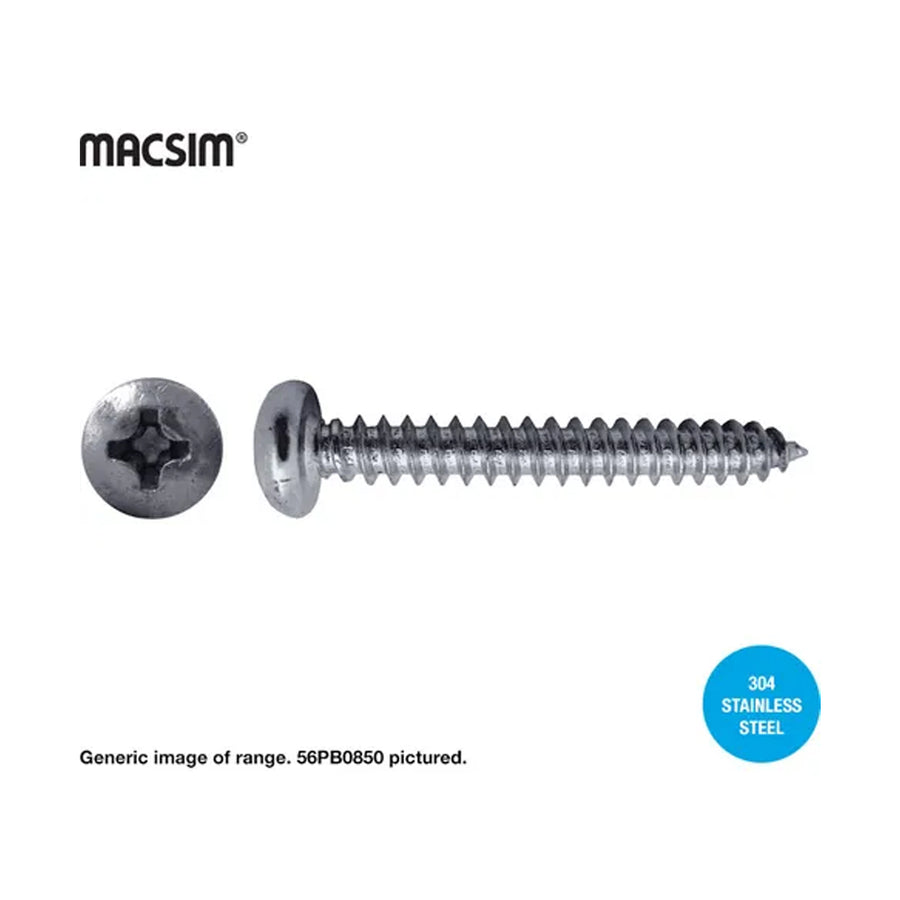 MACSIM STS 304 SS 8x1 1/4 PAN