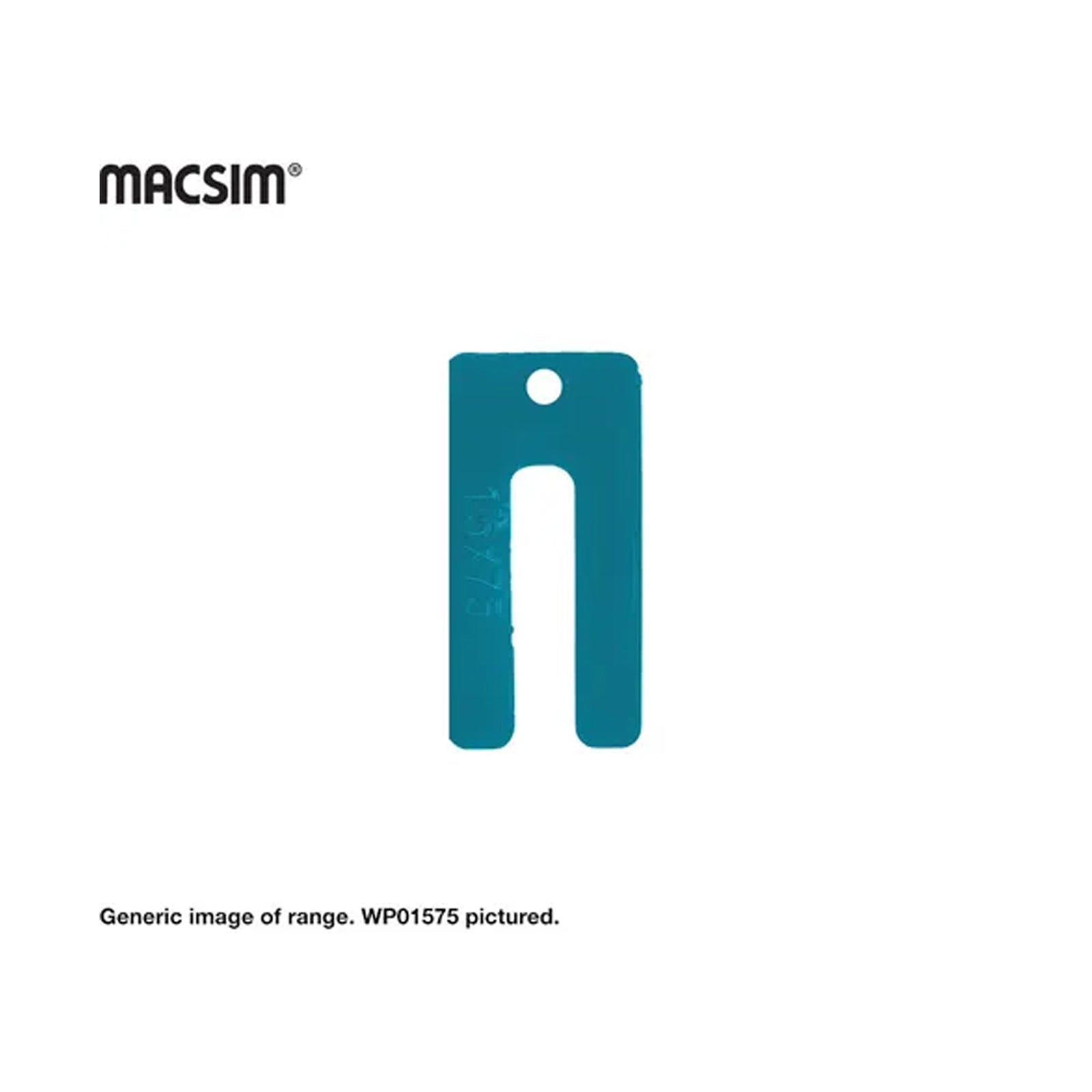 MACSIM Window Pck Box Blue: 1.5mm X 75mm / Box 200