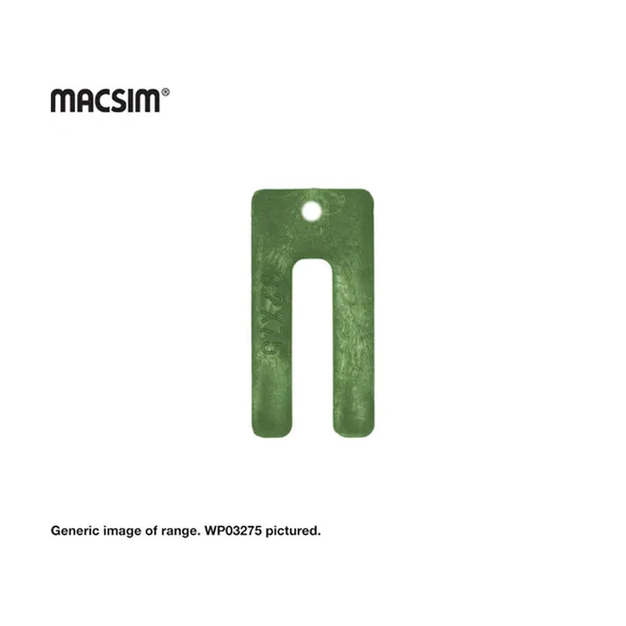 MACSIM Window Pck Box Green: 3.2mm X 75mm / Box 200